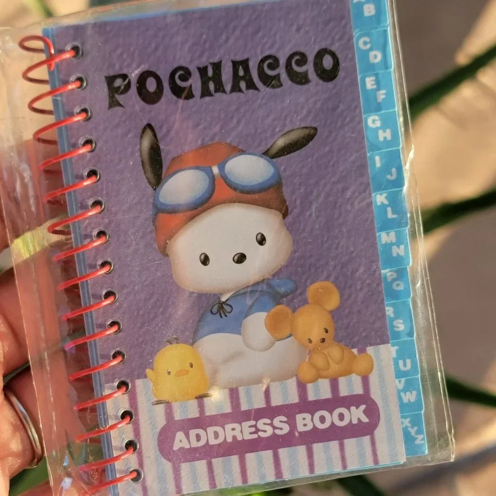 New, never been used vintage 90s Y2K kawaii Sanrio Pochacco address book
